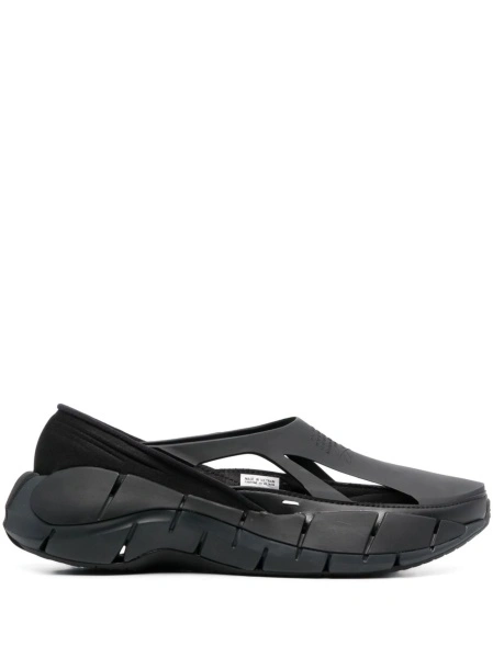 Sneakers MAISON MARGIELA X REEBOK negri din cauciuc si material textil