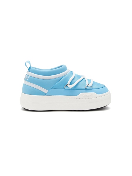Sneakers Moon Boot albastri din poliamida si poliuretan