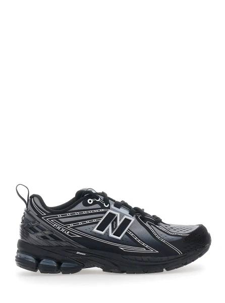 Sneakers New Balance negri din piele si material textil '1906E'