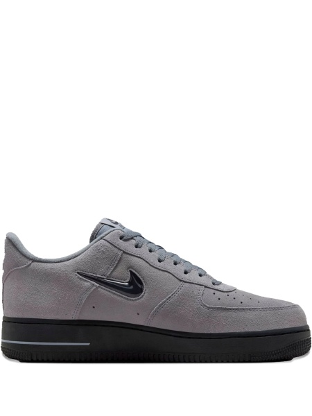 Sneakers Nike air force 1 gri din piele intoarsa