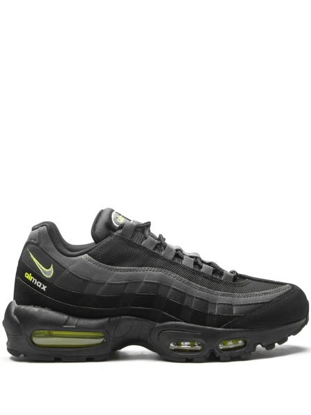 Sneakers Nike air max negri din piele si material textil
