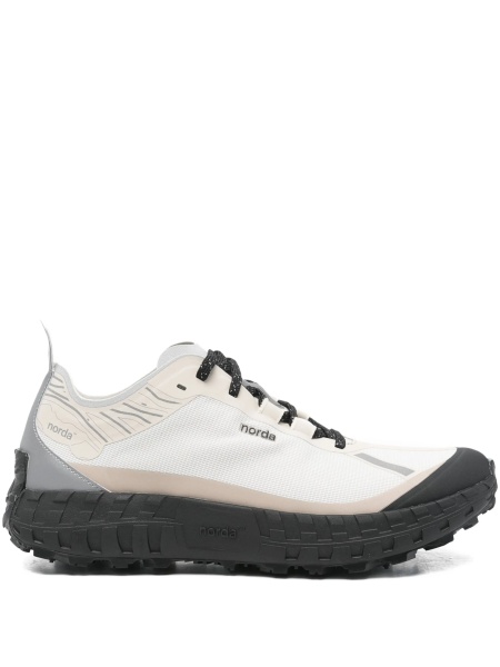 Sneakers NORDA gri din poliuretan si material textil