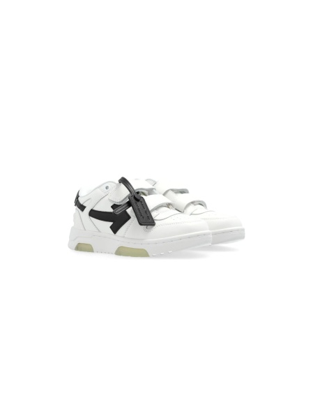 Sneakers Off-White albi din piele