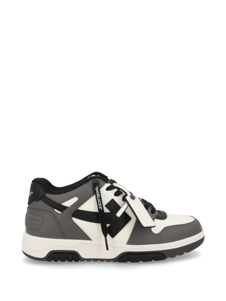 Sneakers Off-White Out of Office gri din poliester reciclat si piele