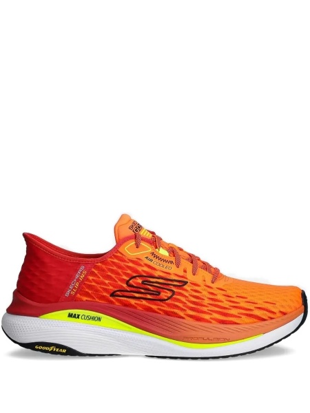 Sneakers SKECHERS portocalii din material textil