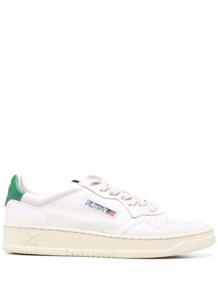 Sneakers Sneaker 'Medalist Low' with Contrast Pull-tab in White Leather Men