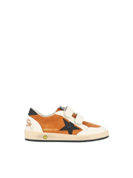 Sneakers SNEAKERS BALL STAR SUEDE AND LEATHER UPPER LEATHER STAR TOE SPUR AND HEEL RUST/BLACK/CREAM