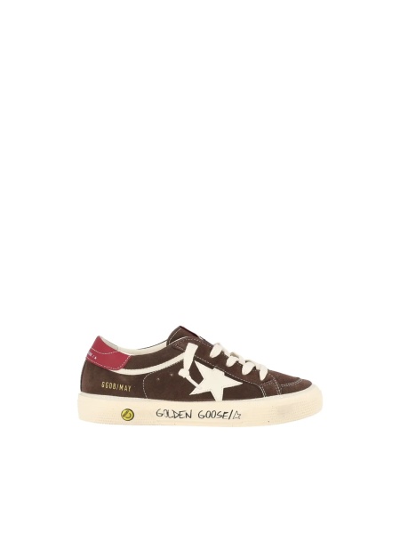 Sneakers SNEAKERS MAY SUEDE UPPER AND TOE LEATHER STAR AND HEEL SIGNATURE FOXING BROWN/WHITE/RED