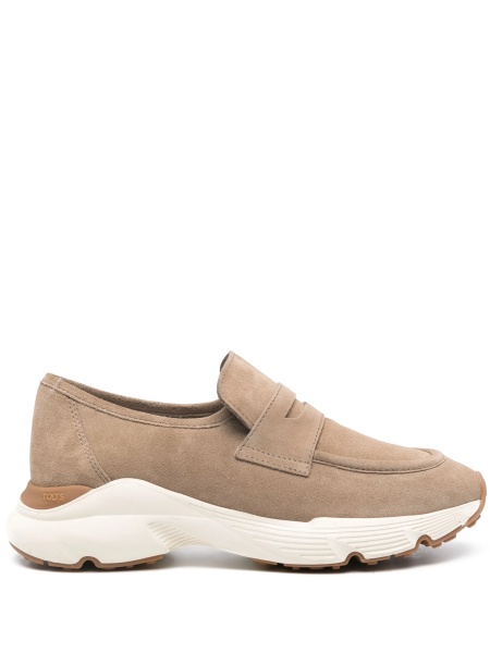 Sneakers TOD'S neutri din piele intoarsa