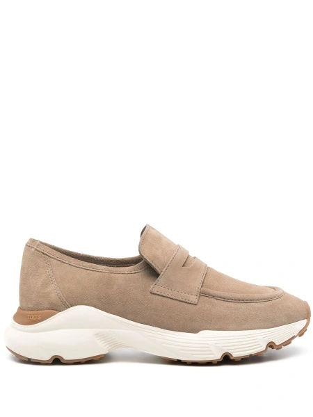Sneakers TOD'S neutri din piele intoarsa