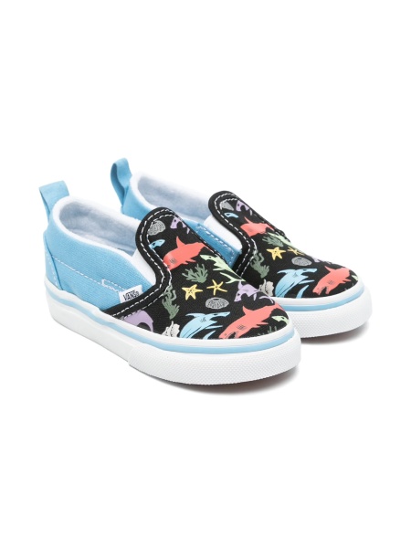 Sneakers Vans albastri din material textil