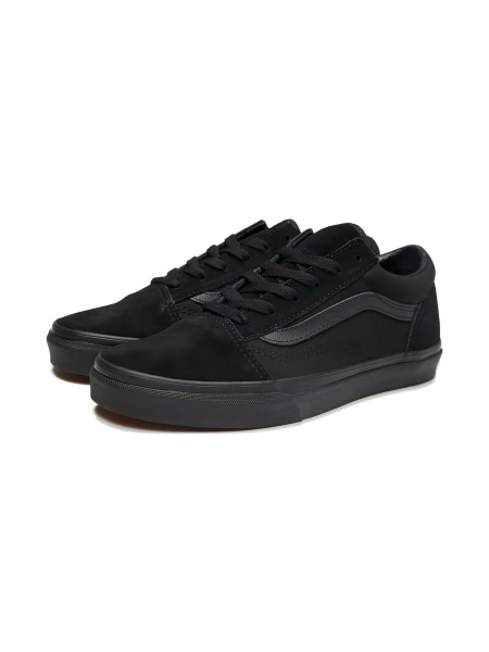 Sneakers Vans negri din piele intoarsa
