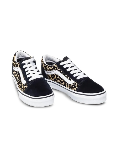 Sneakers Vans negri din piele
