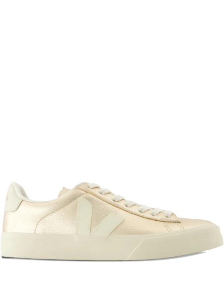 Sneakers VEJA aurii din piele