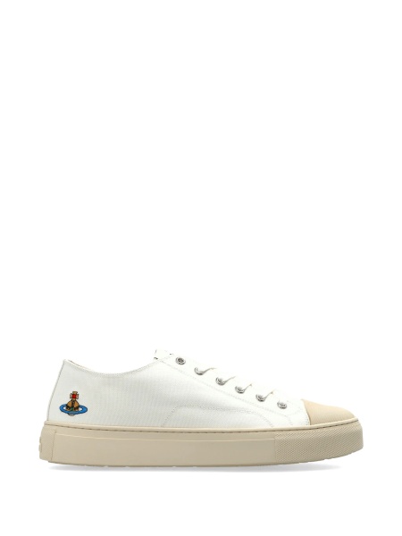 Sneakers Vivienne Westwood albi din bumbac