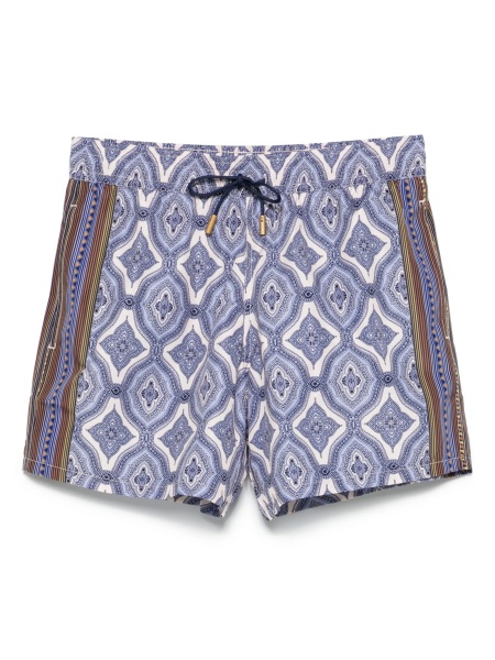 Sort de baie ETRO albastru din polyester