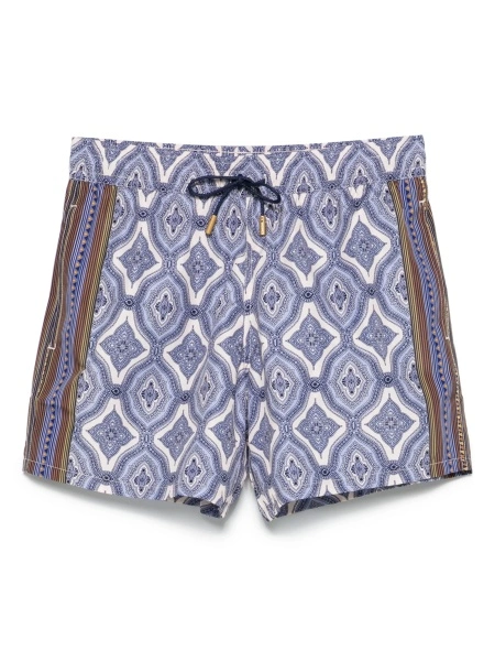 Sort de baie ETRO albastru din polyester