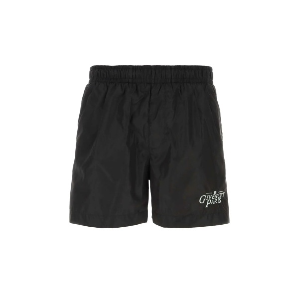 Sorturi Givenchy Logo-Embroidered Swim Shorts