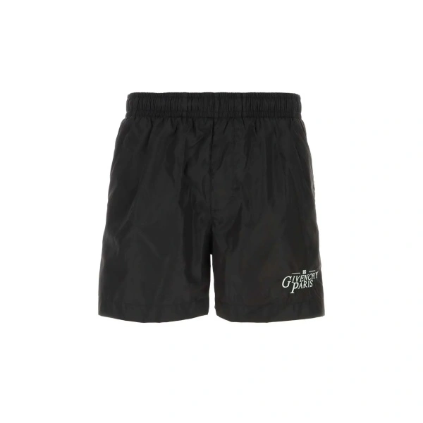 Sorturi Givenchy Logo-Embroidered Swim Shorts