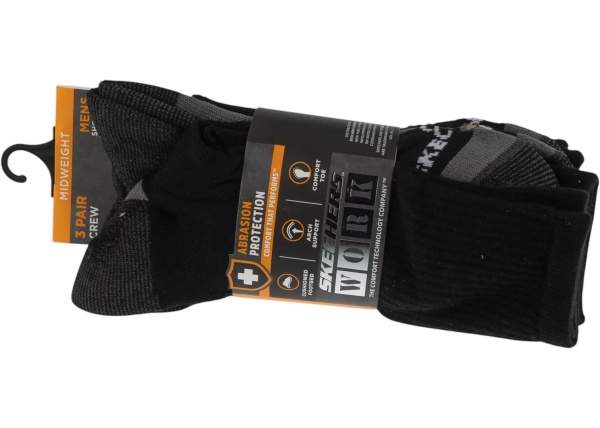 Sosete 3pk Mens 1/2 Terry Work Socks
