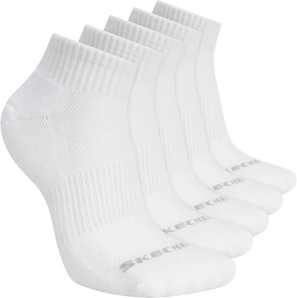 Sosete 5pk Unisex 1/2 Terry Qtr Crew