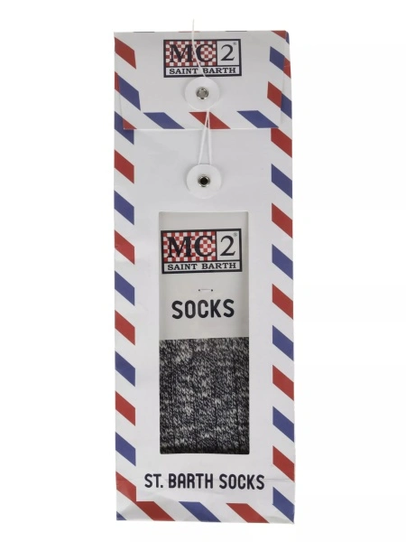 Sosete MC2 SAINT BARTH socks SOXR001 10626E MELANGE 61