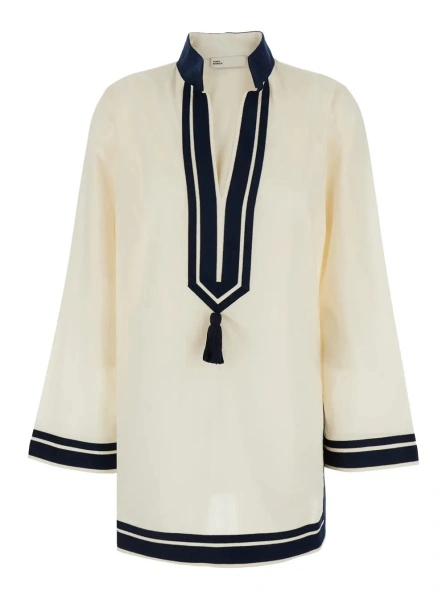 Tinuta de plaja Tory Burch alba
