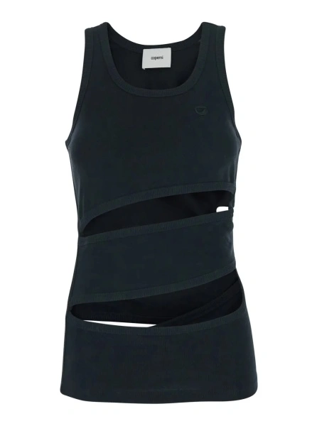 Top COPERNI negru din bumbac