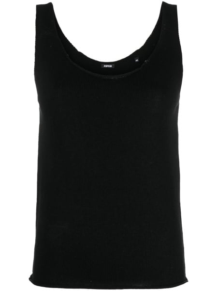 Top tricotat Aspesi negru