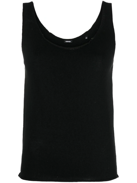 Top tricotat Aspesi negru