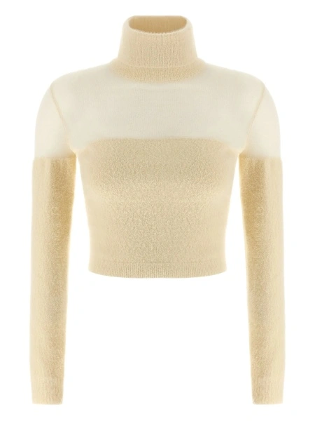 Top tricotat Elisabetta Franchi neutru