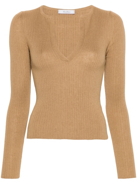 Top tricotat Max Mara neutru