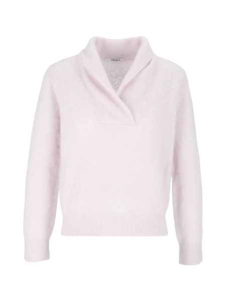 Topuri BRUSHED CASHMERE SHA WL COLLAR TOP