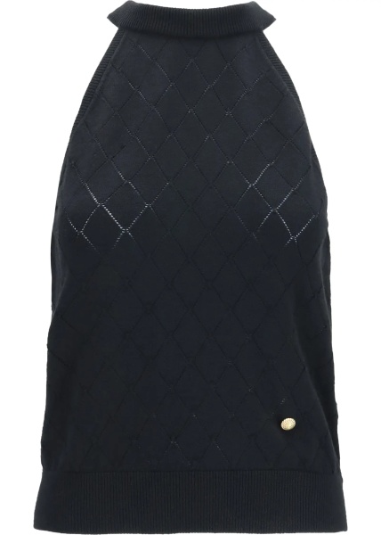 Topuri Sleeveless wool crewneck Top