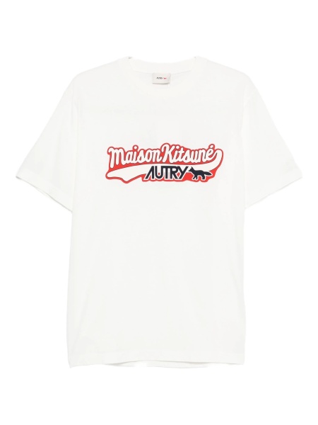 Tricou Autry X Maison Kitsune alb