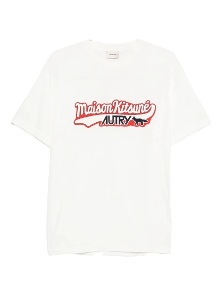 Tricou Autry X Maison Kitsune alb
