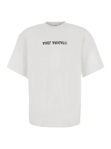 Tricou AXEL ARIGATO alb din bumbac