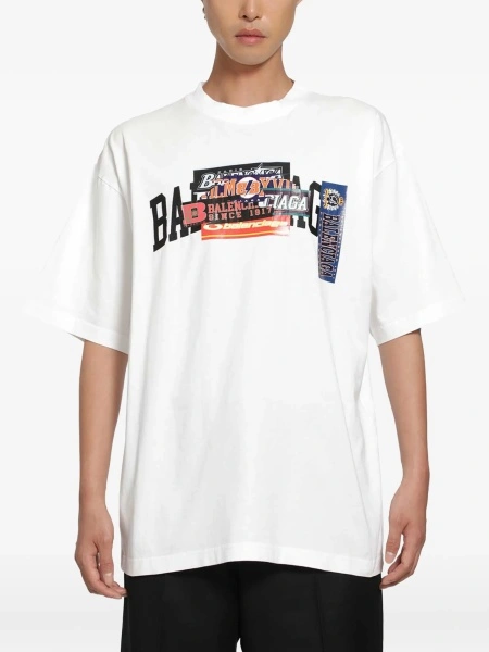 Tricou Balenciaga alb