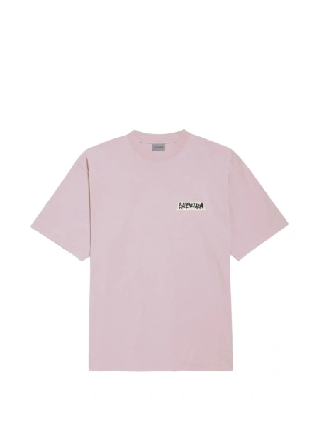 Tricou Balenciaga roz