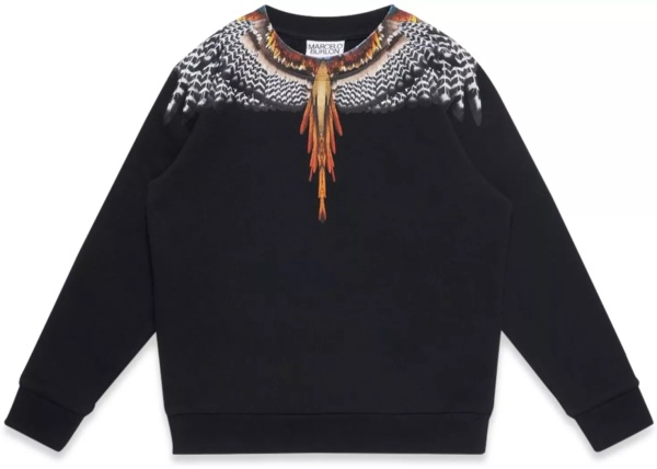 Tricou Black Grizzly Wings Crewneck