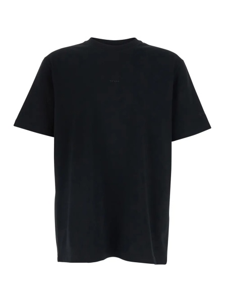 Tricou Black T-Shirt 'NISO' with Round Neck and Short Sleeves for Men