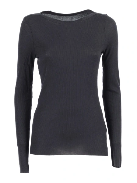 Tricou Boat neck long sleeve t-shirt