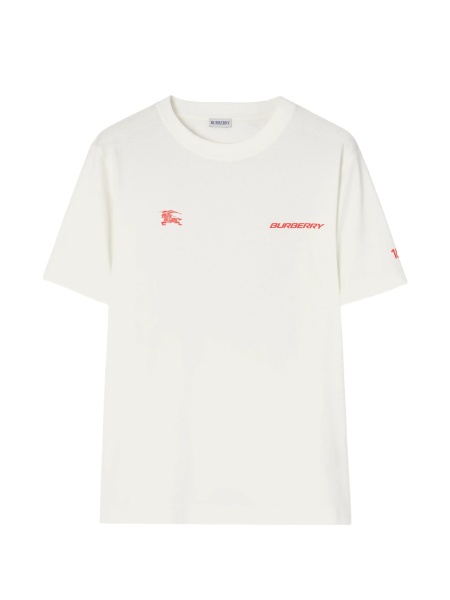 Tricou Burberry alb din bumbac