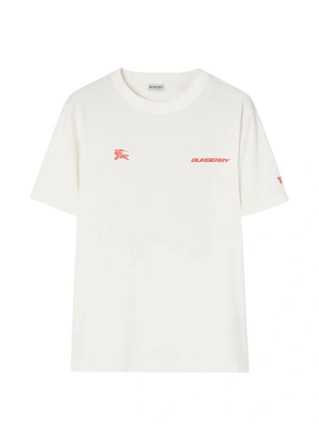 Tricou Burberry alb din bumbac