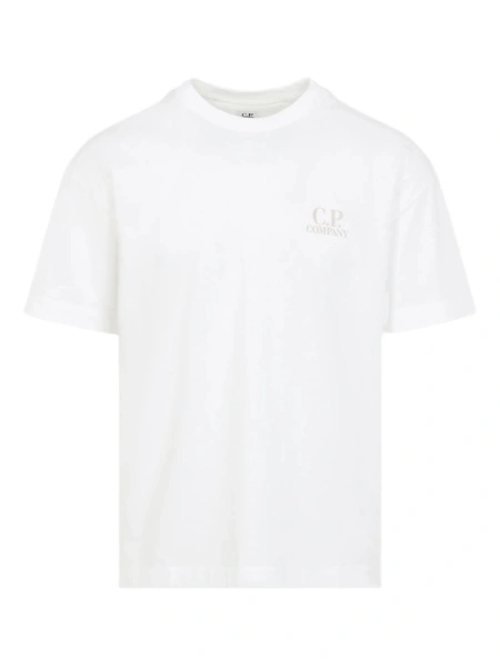 Tricou C.P. Company alb