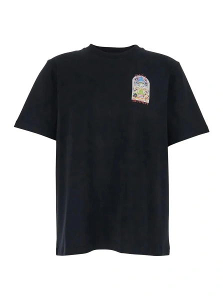Tricou Casablanca negru din bumbac