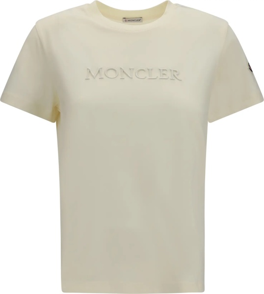 Tricou Cotton T-shirt with a tone on tone embroidered logo