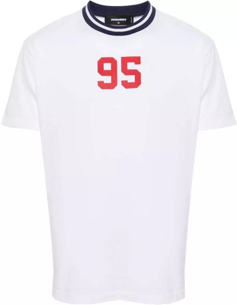 Tricou Dsquared2 Number-Print Cotton T-Shirt*