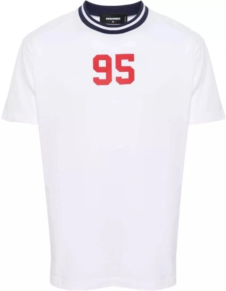 Tricou Dsquared2 Number-Print Cotton T-Shirt*