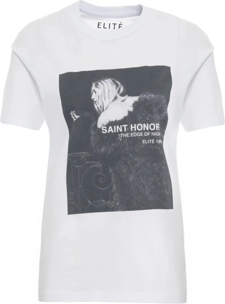 Tricou ELITE 55 alb 'Edge'